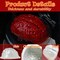 Brain Jello Gelatin Mold, 2 Pack Large Human Zombie Brain Mold for Cake Candy, Plastic Halloween Baking Brain Mould Party Supplies Decorations Standard for Kids Adult